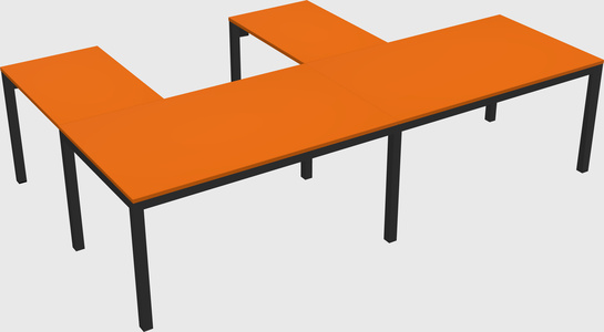 L-shaped desk