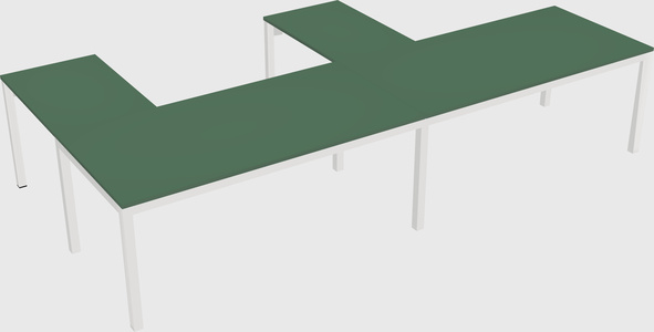L-shaped desk