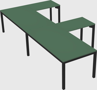 L-shaped desk
