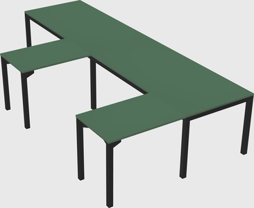 L-shaped desk