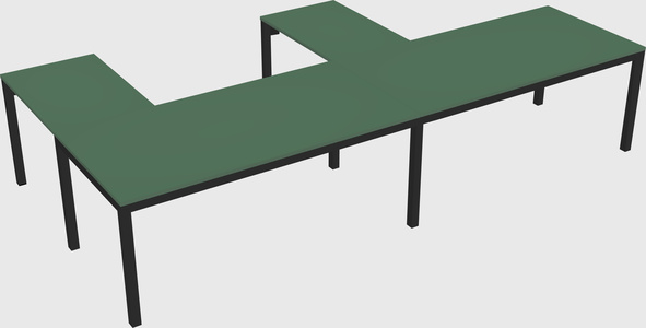 L-shaped desk