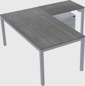 L-shaped desk