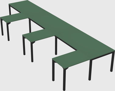 L-shaped desk
