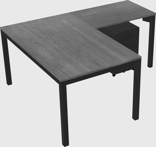 L-shaped desk