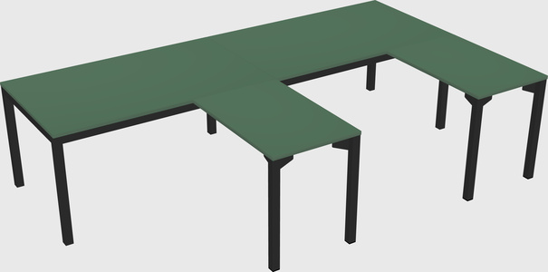 L-shaped desk