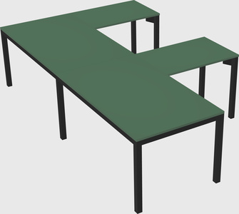 L-shaped desk