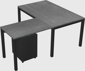 L-shaped desk