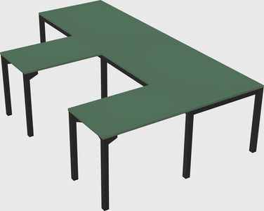 L-shaped desk