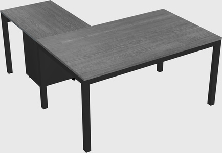 L-shaped desk