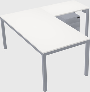 L-shaped desk