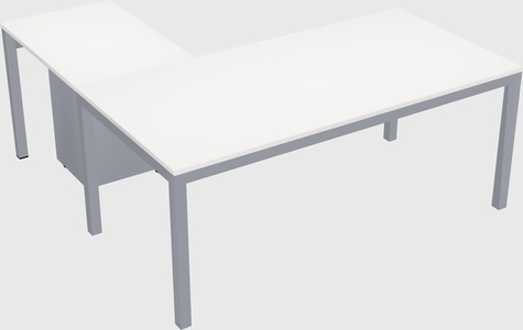 L-shaped desk