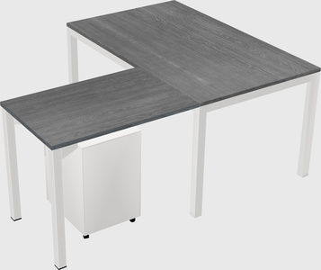 L-shaped desk