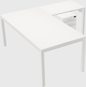 L-shaped desk