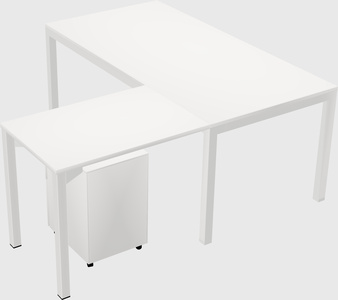 L-shaped desk