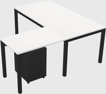 L-shaped desk