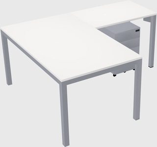 L-shaped desk