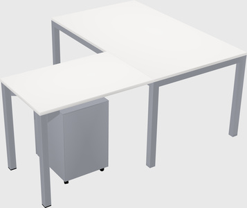 L-shaped desk