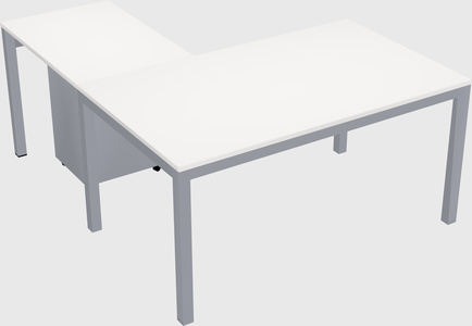 L-shaped desk