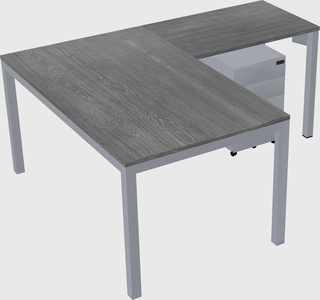 L-shaped desk