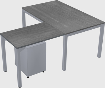 L-shaped desk