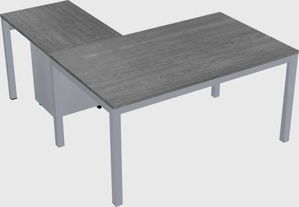 L-shaped desk
