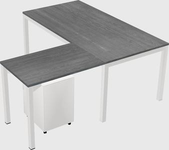 L-shaped desk