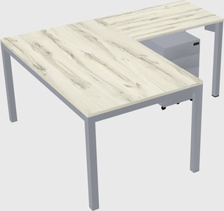 L-shaped desk