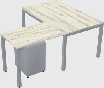 L-shaped desk