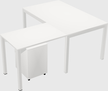 L-shaped desk