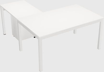 L-shaped desk
