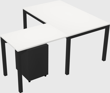 L-shaped desk