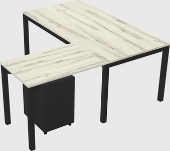 L-shaped desk