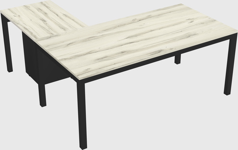 L-shaped desk