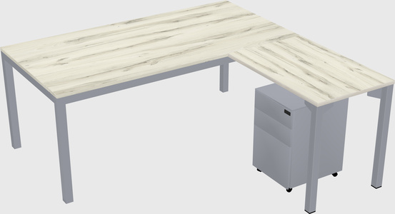 L-shaped desk