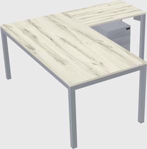 L-shaped desk