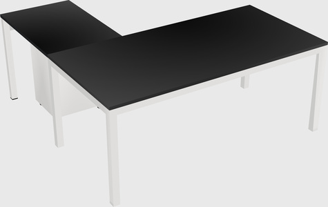 L-shaped desk
