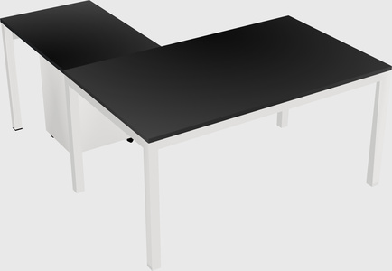 L-shaped desk