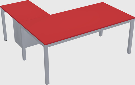 L-shaped desk