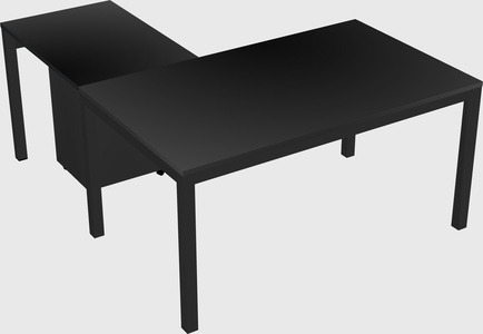 L-shaped desk