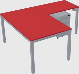 L-shaped desk