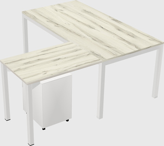 L-shaped desk