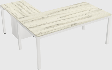 L-shaped desk
