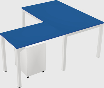 L-shaped desk