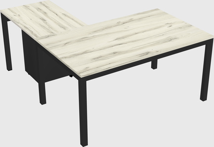 L-shaped desk