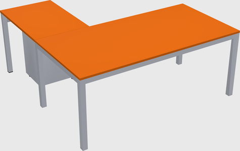L-shaped desk