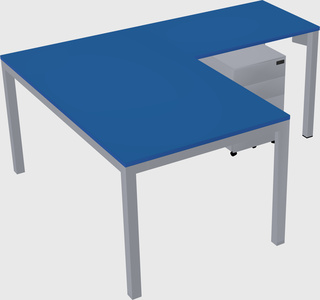 L-shaped desk