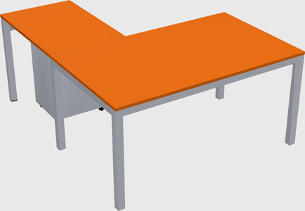 L-shaped desk