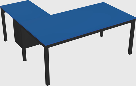 L-shaped desk