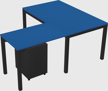 L-shaped desk