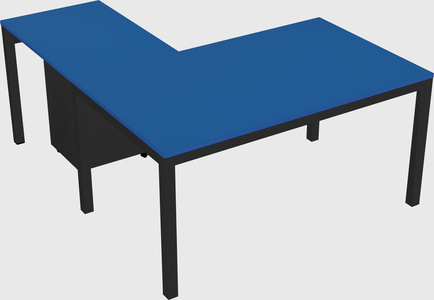 L-shaped desk